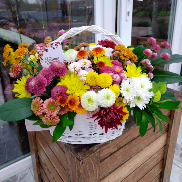 Композиция в корзине &quot;Чудесное мгновение&quot; в Феодосии