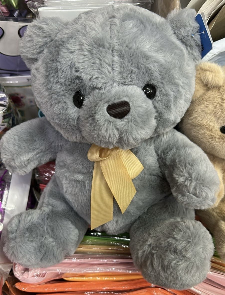 Плюшевый мишка тёмный 30-35 см. в Феодосии