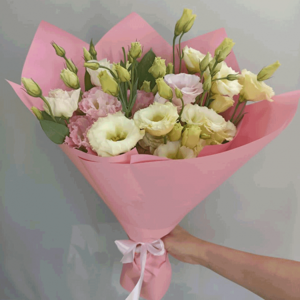 Букет 7 нежных эустом в Феодосии